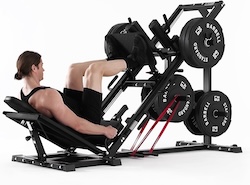 GMWD Leg Press Hack Squat Machine Combo